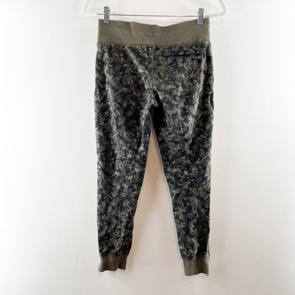 Lululemon No Sweat High Rise Jogger Sweatpants Camo Forest Green 4 - Picture 5 of 10